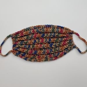 Multi-Color Handmade Crochet Face Mask